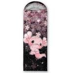 QOOMO Axolotl Cherry Blossom Printed Camping Sleeping Bags,3 Season Warm & Cool Weather,Lightweight,Waterproof Sleeping Bags for Adults & Kids,Traveling,and Outdoors,Camping Gear Equipment,31x90inch
