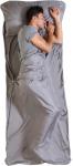 Tough Outdoors Sleeping Bag Liner - Adult Sleep Sack & Travel Sheets-Travel Sleep Sack for Backpacking -Sleeping Bag Liners - Gray with Zipper
