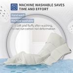 Naturehike 36-54℉ Camping Sleeping Bag for Adults, Spliceable Double Sleeping Bag 3 Seasons, Lightweight Waterproof Sleep Bags for Cold&Warm Weather (White)