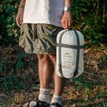 Naturehike 36-54℉ Camping Sleeping Bag for Adults, Spliceable Double Sleeping Bag 3 Seasons, Lightweight Waterproof Sleep Bags for Cold&Warm Weather (White)