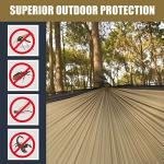 Onewind 11ft Camping Hammock with Mosquito Net and Structure Ridgeline, Lightweight Portable Hammock with 12ft Tree Straps Ideal for Outdoor Hiking Backpacking, OD Green