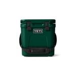 YETI Roadie 24 Hard Cooler with DoubleDuty Shoulder Strap and Drain Plug, Black Forest Green