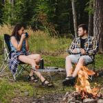 Night Cat Camping Table Folding: Small Portable Lightweight Table for Camp Outdoor Picnic Backpacking Aluminum