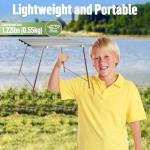 Night Cat Camping Table Folding: Small Portable Lightweight Table for Camp Outdoor Picnic Backpacking Aluminum