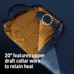 Kelty Cosmic Synthetic Fill 20 Degree Backpacking Sleeping Bag, Regular – Compression Straps, Stuff Sack Included (2025)