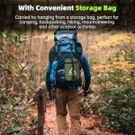 CROSSHIP Hammock Underquilt for Camping - Full Length Orange Lightweight Warm Quilt for 3-4 Seasons (41-68°F) - Soft & Durable for Hiking, Backpacking, Beach, Travel - Holds Up to 500lbs