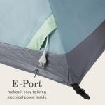 Coleman Skydome Tent with LED Lights & 5-Minute Setup, Weatherproof 4-Person Tent with Overhead Lighting, Made of PFAS-Free Materials