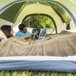 MOON LENCE Instant Pop Up Tent for 3-4 Person - Automatic Portable, Windproof for Camping, Hiking，Mountaineering, Green