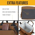 Carhartt Thick Foam Fully Insulated Cold Front Coolers, Premium Ice Retention, Durable Water Resistant Material W/Front Zippered Pocket, Lunch Cooler, Tarmac