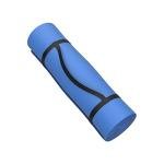 Set of 2 Foam Sleeping Mats for Camping – 0.5-Inch Waterproof Sleep Pad Set with Carry Straps for Cots, Tents, or Sleepovers by Wakeman (Blue)