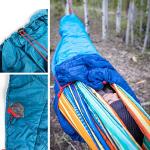 Grand Trunk 360 ThermaQuilt 3-in-1 Hammock Underquilt, Blanket and Sleeping Bag (Blue/Navy Blue)