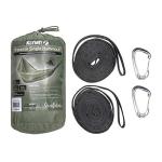 Klymit Double Wide Camping Hammock 400 lb. Capacity with Heavy Duty Straps and Caribiners - Navigator Series - Green