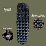 Bear Grylls Inflatable Sleeping Pad for Camping, Lightweight Hiking and Backpacking, Air Bed for Warm and Cold Weather