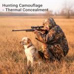 ARVAGGCY Wearable Sleeping Bag Adult,Autumn and Winter Hunting Clothes,Applicable Temperature 25℉-50℉,Suitable for Camping, Hunting, ice Fishing, Hiking and Other Outdoor use (Camouflage)