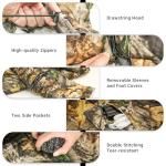 ARVAGGCY Wearable Sleeping Bag Adult,Autumn and Winter Hunting Clothes,Applicable Temperature 25℉-50℉,Suitable for Camping, Hunting, ice Fishing, Hiking and Other Outdoor use (Camouflage)