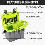 Pelican 14 Quart Cooler (Desert Sage/Grey)