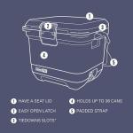 Coleman Pro Heavy-Duty 25qt Ultra-Light Premium Hard Cooler, Extra-Thick Insulation Keeps Ice up to 3 Days, 36-Can Capacity