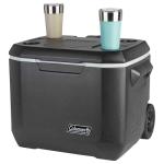 Coleman Insulated Can Cooler: 50 Quart Xtreme 5 Day Wheeled Cooler Insulated Cooler with Wheels Keeps Ice for 5 Days Portable