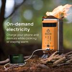 BioLite CampStove 2+ Wood Burning, Electricity Generating & USB Charging Camp Stove, Stove Only