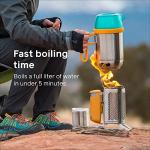BioLite CampStove 2+ Wood Burning, Electricity Generating & USB Charging Camp Stove, Stove Only