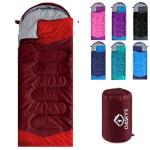 oaskys Camping Sleeping Bag - 3 Season Warm & Cool Weather - Summer Spring Fall Lightweight Waterproof for Adults Kids - Camping Gear Equipment, Traveling, and Outdoors