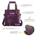 RTIC 20 Can Ultra-Tough Soft Cooler Pro, Leakproof Cooler, Waterproof Zipper, Plum