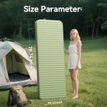 PineHike Camping Sleeping Pad, 4" Ultra-Thick Memory Foam Camping Mat with Built-in Electric Pump, 9.5 R-Value Insulated Self Inflating Air Mattress Sleeping Pads for Car Travel Tent Essentials