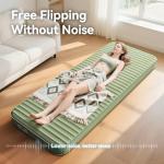 PineHike Camping Sleeping Pad, 4" Ultra-Thick Memory Foam Camping Mat with Built-in Electric Pump, 9.5 R-Value Insulated Self Inflating Air Mattress Sleeping Pads for Car Travel Tent Essentials