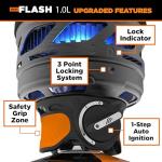 Jetboil Flash 1.0L Portable Fast Boil Stove for Camping and Backpacking with 1-Step Auto Ignition, New for 2025, Propane/Isobutane Burner with Cooking Cup, Dark Camo