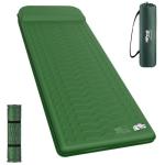 HiiPeak Memory Sleeping Pad, Compact Thick Foam Sleeping Mats with Pillow, 9.5 R-Value Insulated Camping Mattress Pad, Easy Inflate & Deflate, Inflatable Sleep Mat for Backpacking Hiking Car Tent