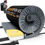 CYMULA Camping Mattress Pad Sleeping Mat, Portable Roll Up Mattress for Adults Camping, Bed Pads for Sleeping, Guest Beding for Sleepover Car Bed with Travel Bag