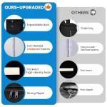 ADDIMOR Expandable Cooler Backpack - 35 Cans Insulated Backpack Cooler for Men & Women, Portable 2 Leak Proof Compartments Coolers Bag for Picnic, Lunch, Hiking, BBQ Camping and Beach