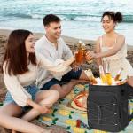 ADDIMOR Expandable Cooler Backpack - 35 Cans Insulated Backpack Cooler for Men & Women, Portable 2 Leak Proof Compartments Coolers Bag for Picnic, Lunch, Hiking, BBQ Camping and Beach