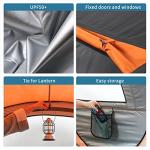 EchoSmile Instant Pop Up Camping Tent, 2/4/6 Person, Easy Setup Tent, Water Resistant Dome, Portable with Carry Bag