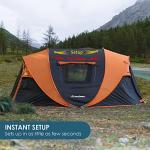 EchoSmile Instant Pop Up Camping Tent, 2/4/6 Person, Easy Setup Tent, Water Resistant Dome, Portable with Carry Bag