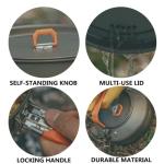 Fire-Maple Feast 4 Camping Cookware Kit Outdoor Cookware Set with Pots, Kettle, Saucepans and Spatula for Hiking Fishing Picnic