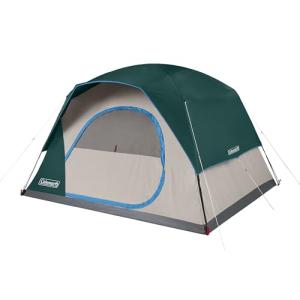 Coleman Skydome Tent with 5 Minute Setup, 2/4/6/8 Person Weatherproof Tent with Rainfly & Carry Bag, 20% More Headroom Than Traditional Canopies