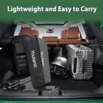 Youtanic Oversized Camping Chair, Portable Folding Camping Chairs with Side Pocket, Cup Holder and Carry Bag, Heavy Duty Outdoor Camping Chairs for Adults, Fishing, Sports, Trip, up to 400lbs, Style 7