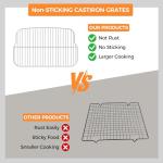 MASTER COOK Portable Charcoal Grill, Foldable Lightweight BBQ Grill with Adjustable Air Vent and 330 sq.in. Cooking Area Outdoor RV, Camping, Patio, Tailgating, Travel