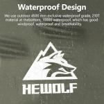 Hewolf 2/3/4 Person Camping Tent - Instant Pop Up Waterproof 2 Doors Tent with Easy Setup | 3-Season Hexagonal Dome Design for Family, Hiking & Traveling (Green)