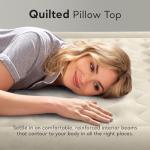 Intex Dura-Beam Deluxe Ultra Plush Air Mattress - Fiber-Tech – Built-in Electric Pump – 18in Bed Height – 600lb Weight Capacity – Queen Size