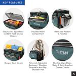 Titan by Arctic Zone 48 Can Zipperless Soft Cooler with HardBody Liner, Jungle Hunt