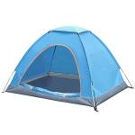 Tent for Camping - Lightweight Backpacking Tent with Rain Fly, Waterproof & Windproof, Easy Setup, Portable Carry Bag - for Hiking, Beach, Outdoor Adventures (Blue)