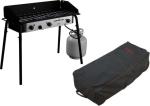 Camp Chef Tahoe Triple Burner Stove, Black/red