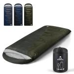 TANSTRIDER 25 Degree XXL Sleeping Bags for Adults Cold Weather,Camping Sleeping Bag for Kids with Compression Sack,4 Season Camping Essentials Gear for Hiking,Traveling,Outdoor,Backpacking