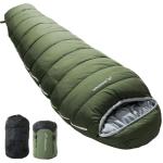 BISINNA Mummy Sleeping Bag for Adults 14-41℉ Cold Weather 3-4 Season Camping Sleeping Bags with Compression Sack for Backpacking Hiking Traveling (Green)