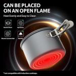 Naturehike Camping Cookware Set Mess Kit for Backpacking Gear, Camp Cooking Set, Camping Pots and Pans Set for Outdoor Backpacking Camping Hiking Picnic