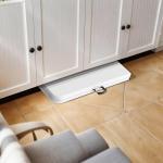 Lakhow Folding Table 6ft Plastic Table Indoor & Outdoor for Picnic, Camping,BBQ and Party, with Powder Coated Steel Legs and Built in Carry Handle, White