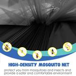 Gold Armour Camping Hammock - Camping Essentials, Double Hammock with Bug Net, Camping Gear Hammock for Outside, Hiking, and Travel (Black)