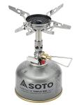 SOTO WindMaster Canister Stove with 4Flex for Windy Weather - Lightweight and Durable Backpacking Camp Stove, Compact Portable Camping Stoves for Hiking and Outdoor Cooking - Canister Not Included